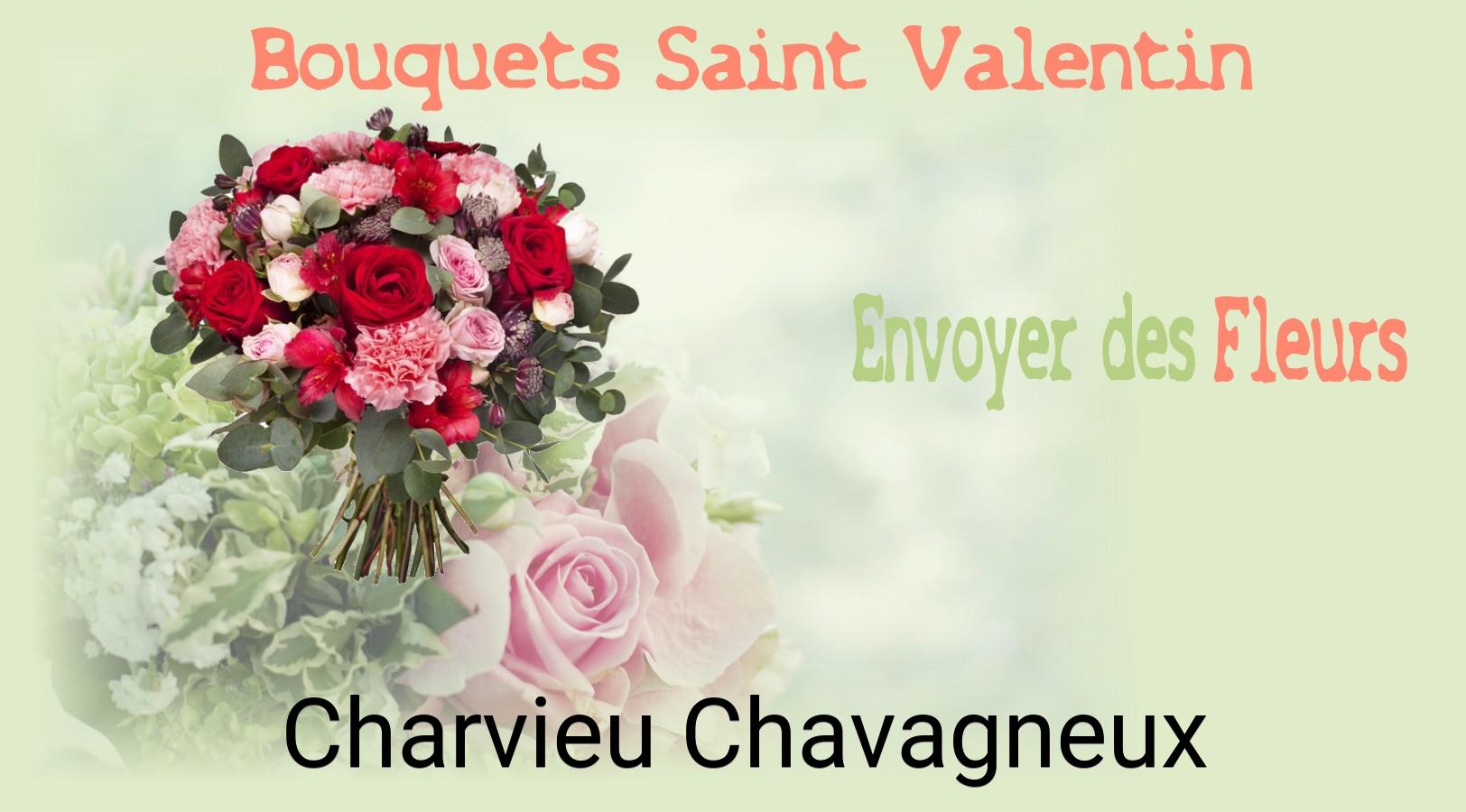 Roses de Saint-Valentin livrées à Charvieu-Chavagneux